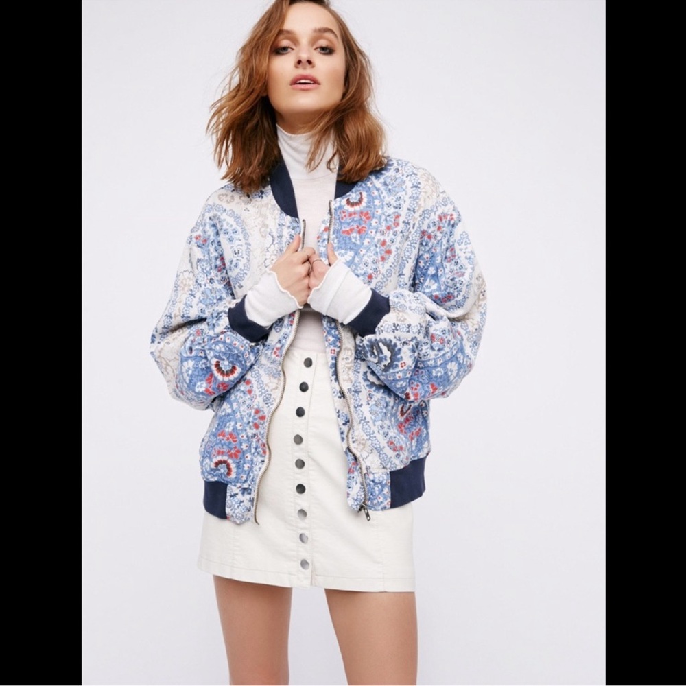 FREE PEOPLE BOMBER JACKET